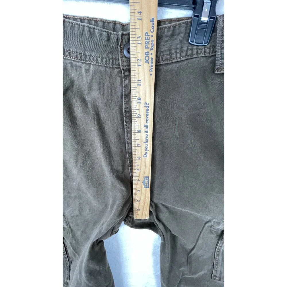 Vintage Levis Brown Cargo Pants Mens 36 x 34 Measures 37 x 33 Western Pocket